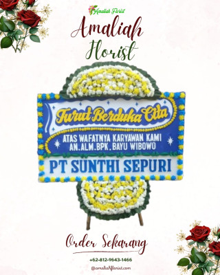 Papan Bunga Duka di Buaran