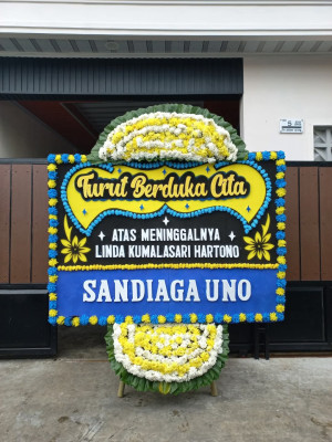 Papan Bunga Duka di Buaran